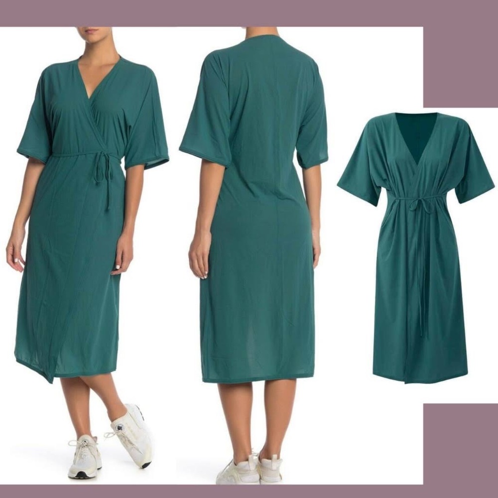 Outdoor voices wrap dress